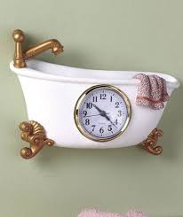 I Love Clocks This One Is Super Cute Bathroom Clock Vintage Clock Bathroom Wall Clocks