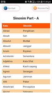 Maybe you would like to learn more about one of these? Android Icin Kamus Sinonim Antonim Bahasa Indonesia Apk Yi Indir
