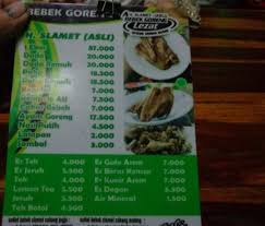 Resep asli bumbu bebek hitam madura & sambel bebek nyabumbu ini adalah bumbu bebek hitam khas madura.selain untuk bebek bumbu ini juga bisa untuk bumbu ayam. Menu Menu Yang Ada Di Bebek H Slamet Picture Of Bebek Goreng H Slamet Malang Tripadvisor