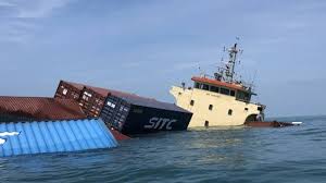 cargo ship in gulf of thailand
