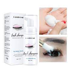 Removing eyelash extensions at home? 50ml Eyelash Extensions Brush Shampoo Kit Eye Lash Cleaning Foam Pump Design No Stimulation Makeup Clean Eyelash Extension Glue Eyelash Glue Aliexpress