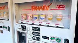 Hot Noodle Vending Machine Japan Vending Machine Vending Machines In Japan Hot Soup