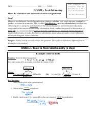 Stoichiometry 2 Pdf What Happened To Avogadro When He Got Bit By 6 02 X Name Date Period Stoichiometry 10 How Do Chemists Use Balanced Chemical Course Hero