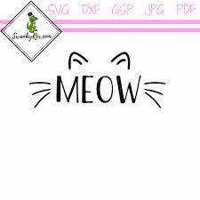 Meow Cat Ears And Whiskers Cat Ears Whiskers Cats