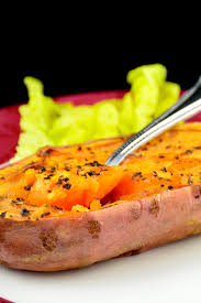 Baked Sweet Potatoes Recette Comment Cuisiner La Patate Douce Cuisiner Patate Douce Patate Douce Au Four