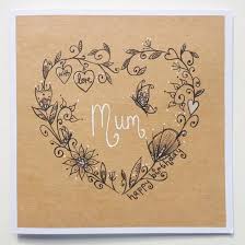 Birthday Card For Mother Drawing Hand Drawn Butterfly Garden Mum Birthday Card Birthday Cards For Mum Happy Mother S Day Diy Card Birthday Card Drawing