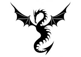 Trouvez des photos de banque d'images de haute qualité, que vous ne trouverez nulle part ailleurs. Stickers Deco Dragon Noir