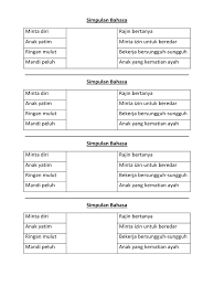 Check spelling or type a new query. Simpulan Bahasa