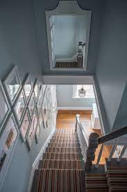 Joe And Alana S Newport Home Full Of Bold Colors And Patterns Stair Decor Stair Wall Decor Staircase Decor