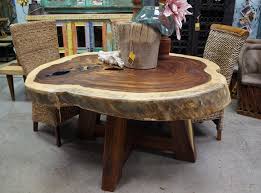 Top quality for your home. Perota Slab Round Dining Table Rustic Wood Furniture Live Edge Wood Table Furniture