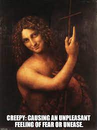 St John the Baptist - by Leonardo da Vinci - Imgflip