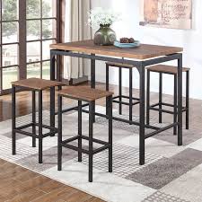 Coaster Furniture 5 Piece Rectangular Pub Table Set From Hayneedle Com Rectangular Pub Table Pub Table Sets Pub Table