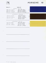 Glasurit Color Codes And Samples For 1966 Luliming