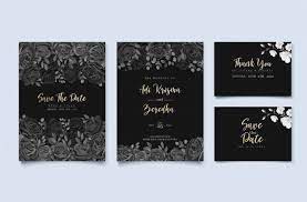Download Elegant Wedding Invitation Design With Floral Motif For Free Elegant Wedding Invitations Wedding Invitation Design Elegant Wedding Invitation Design