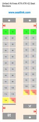 united airlines atr atr 42 seating chart updated december