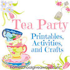 Tea Party Printables Activities And Crafts Kids Tea Party Tea Party Invitations Tea Party