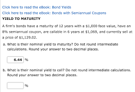 Solved Click Here To Read The Ebook Bond Yields Click He Chegg Com