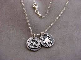 Charm and chain sold separately. I Really Kinda Want This Cancer Zodiac Zodiac Sign Necklace Cancer Necklaces