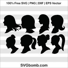 Download Woman Silhouette Profile Svg Woman Silhouette Silhouette Silhouette Vector