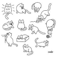 Find images of cartoon cat. 123rf Millions Of Creative Stock Photos Vectors Videos And Music Files For Your Inspiration And Projec Simple Cat Drawing Cats Art Drawing Cat Tattoo Small
