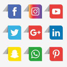 Social Media Icons Set Logo Vector Illustrator Social Icons Logo Icons Media Icons Png And Vector With Transparent Background For Free Download Social Media Icons Logo Design Free Templates Media Icon