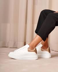Check spelling or type a new query. Alexander Mcqueen White And Rose Gold Classic Sneakers Savannahs