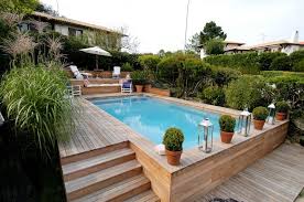 deco piscine hors sol perfect best piscines hors sol et semi enterres les plus beaux amnage swimming pool designs small backyard pools swimming pools backyard