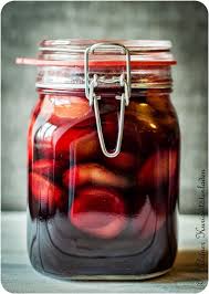 Rotweinpflaumen Rotwein Einwecken Einkochen Rezepte