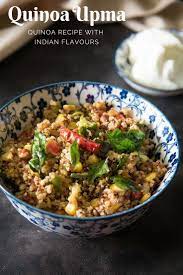 Quinoa Upma Recipe Indian Quinoa Recipe My Tasty Curry Recipe Recipes Upma Recipe Quinoa Recipes