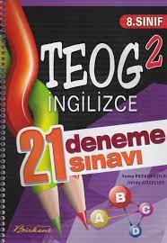birkent yayinlari 8 sinif teog 2 ingilizce 21 deneme sinavi ingilizce sinif kitap