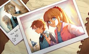 bill cipher dipper pines gravity falls mabel pines male tagme (artist)  waifu2x | konachan.net - Konachan.com Anime Wallpapers