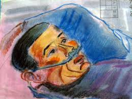 Patient Male Sketch Painting Art