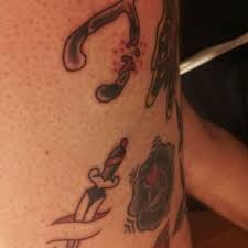 Is the hand of a man who has been hung, and it is prepared in the following manner: Hand Of Glory Tattoo South Slope 11 Tipps