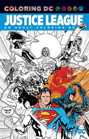 Justice league unlimited coloring pages. Amazon Com Justice League An Adult Coloring Book Coloring Dc 9781401274047 Various Books