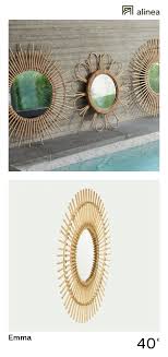 Alinea Emma Miroir Soleil En Bambou D60cm Deco Decoration Murale Miroirs Alinea Decoration Miroir Inspiration Meubles Et Deco Deco Earrings
