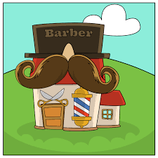 Funny free barbie coloring page to print and color. Barbershop Coloring Games And Coloring Pages