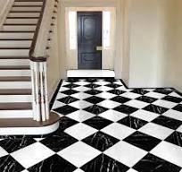 Black Polished Marble Tile 12x12