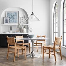 Metal dining table legs ukg dimensions for pc. Tulip Pedestal Dining Table Williams Sonoma