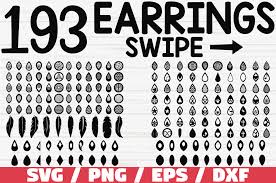Download Earrings Cut File Cricut Graphic By Zecworkshop Creative Fabrica PSD Mockup Templates