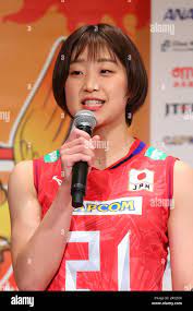 Tokyo, Japan. JVA announced the 2023 Japan Women's national team squad. 8th  May, 2023. Tamaki Matsui (JPN) Volleyball : 2023 Japan Volleyball  Association (JVA) kick-off press conference in Tokyo, Japan. JVA announced