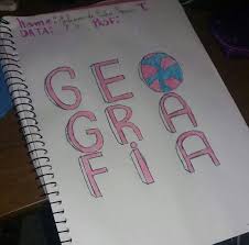 Capa De Trabalho De Geografia Bonito Capa De Trabalho De Geografia Capas De Trabalhos Capa De Caderno Trabalho De Geografia