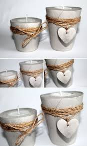 Diy Gips Beton Teelichthalter Mit Einem Herz Einfach Selber Machen Teelichthalter Basteln Mit Beton Bastelideen