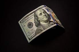 Find the perfect 100 dollar bill wallpaper stock photos and editorial news pictures from getty images. One Hundred Dollar Bill On Black Reflective Background Stock Photo Image Of Franklin Banking 141941644