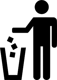 Logo tong sampah kitar semula. Svg Sampah Tong Sampah Sampah Sampah Imej Ikon Svg Percuma Svg Silh