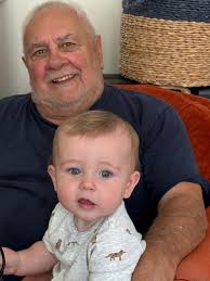 Isaac knows where the best snuggles are, with the great grandparents of  course! Royal Rhode Karon Ann Rhode you made our day, love you!