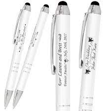 The Forever Pen White Metal Wedding Pen Wedding Pen Wedding Favours Pens Beach Wedding Favors