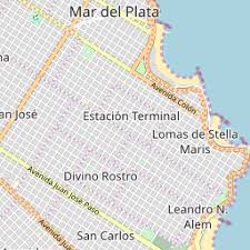 Mapa De Mar Del Plata Mapa De Mar Del Plata Mostrando Hoteles Y Restaurantes Mar Del Plata Mapas Hoteles