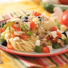 Mediterranean Vegetable Pasta Recipe Low Cholesterol Recipes Cholesterol Foods Vegetable Pasta Recipes