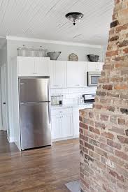 Myrtle House Before After Kitchen House Exposed Brick Fireplaces Paint Cabinets White