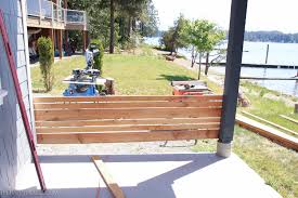 Buy outdoor movie screen and get the best deals at the lowest prices on ebay! How To Build A Diy Cedar Privacy Screen The Happy Housie